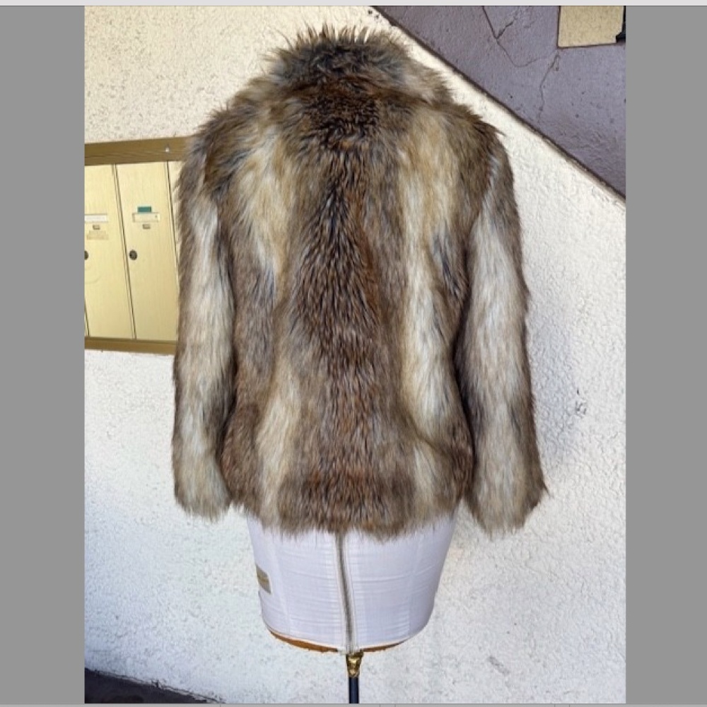 $495 ZADIG & VOLTAIRE Fame Faux Fur  Short Jacket NWOT/sz S - Picture 10 of 16